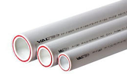 Полипропиленовая труба VALTEC армированная стекловолокном PP-FIBER PN 20, VTp.700.FB20.20.02, 20 x 2,8 мм, 2 м