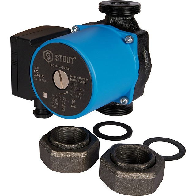 Циркуляционный насос Stout 25/60-130 мм