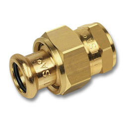 Сгон Sanha 8330G, ВПр-ВР с плоским уплотнением, бронза, 28x1
