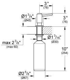 Дозатор для жидкого мыла Grohe Contemporary 40536000