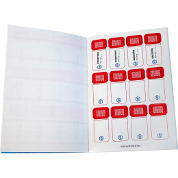 Комплект маркировочных наклеек Stout ТЕПЛЫЙ ПОЛ