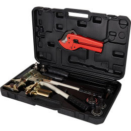 Универсальный комплект механического инструмента Stout (5 насадок: 16, 20, 25 для PEX, 16, 20 для стабильной трубы)