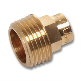 Ниппель Sanha 4243g, ВП-НР, бронза, 15x3/4