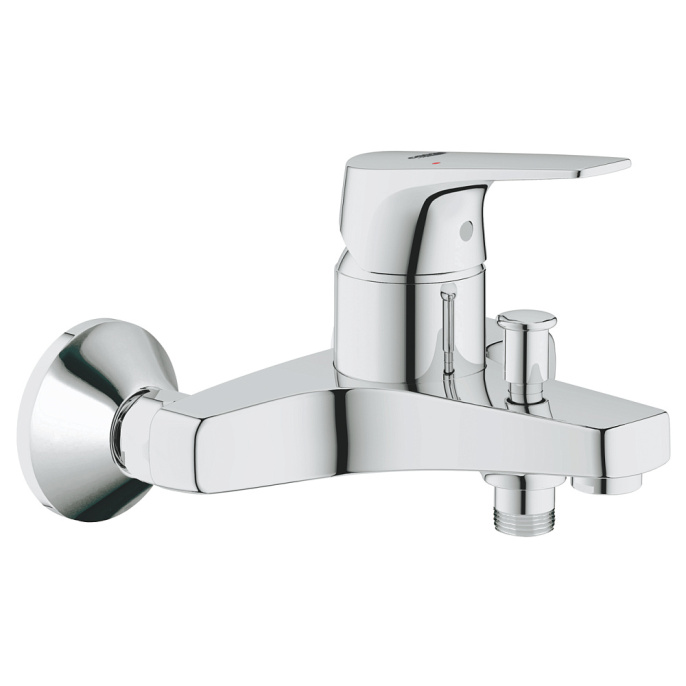Смеситель для ванны/душа Grohe BauFlow, хром, на стену