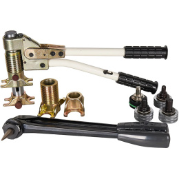 Универсальный комплект механического инструмента Stout (5 насадок: 16, 20, 25 для PEX, 16, 20 для стабильной трубы)