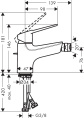 Смеситель для биде Hansgrohe Novus Loop 71233000