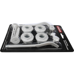 Монтажный комплект Rommer 1/2 (RAL9016) c 2мя кронштейнами