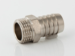 Штуцер для шланга VALTEC 3/4 х 20 мм VTr,650,N,0520 наружная резьба, никелированная латунь
