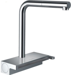Смеситель для кухни Hansgrohe Aquno Select M81 250 с вытяжным душем 73836000