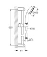 Душевой гарнитур Grohe New Tempesta 100 27644001