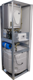 Напольный газовый конденсационный двухконтурный котел отопления Italtherm TIME COMPACT 35 K с бойлером (301051847)