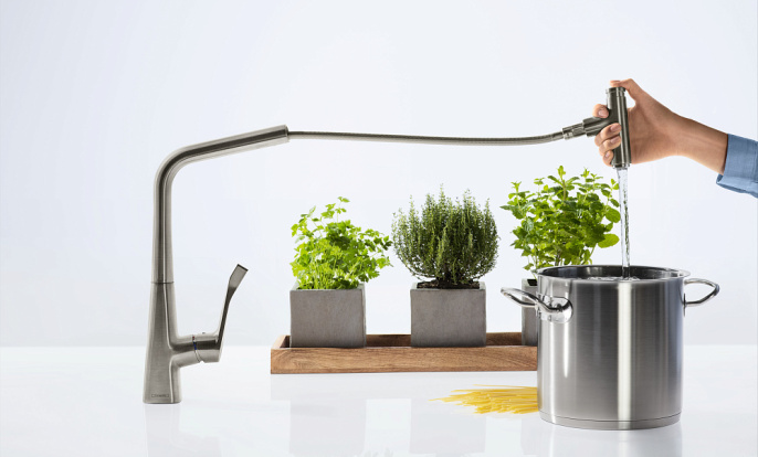 Смеситель для кухни Hansgrohe Metris Select 14884800