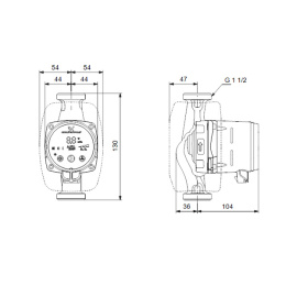 Циркуляционный насос Grundfos ALPHA2 25-60 130