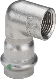 Угольник Viega 90 с внутренней резьбой 28 мм х Rp 1 , Sanpress Inox, модель 2314.2