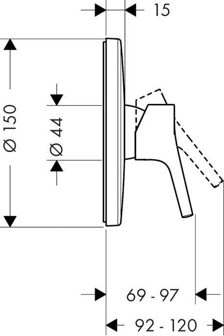 Встраиваемый смеситель Hansgrohe Talis S 72606000