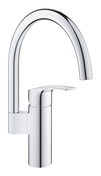 Смеситель для кухни Grohe Eurosmart , высокий излив, хром 33202003