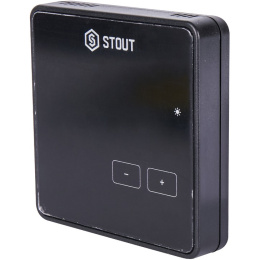 Комнатный терморегулятор Stout R-8z, беспроводной, черный, 230 B (STE-0101-008004)