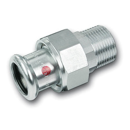 Сгон Sanha 24333G, ВПр-НР с плоским уплотнением, углеродистая сталь, 42x1 1/2